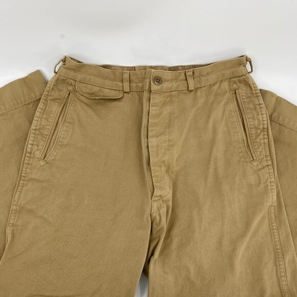 Beige High Rise Athletic Slim Jeans | Size 34 Regular - Picture 2 of 7